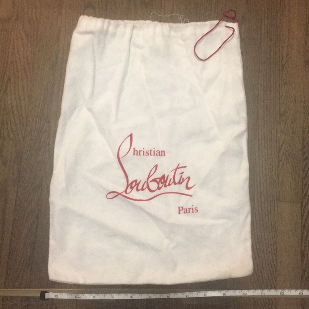 Christian Louboutin white dust bag